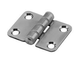 Bisagra Rectangular en Acero Inoxidable 48 x 37 mm