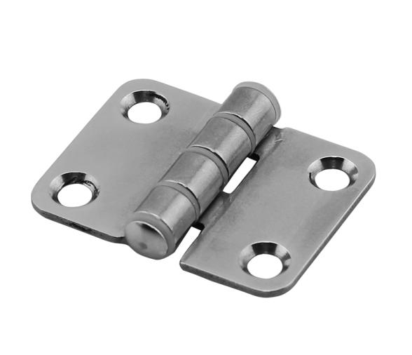 Bisagra Rectangular en Acero Inoxidable 48 x 37 mm