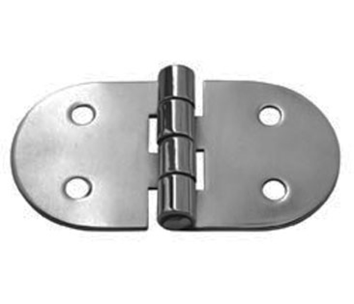 Bisagra Redonda Inox 71 x 38 mm