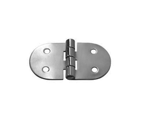 Bisagra Redonda Inox 71 x 38 mm
