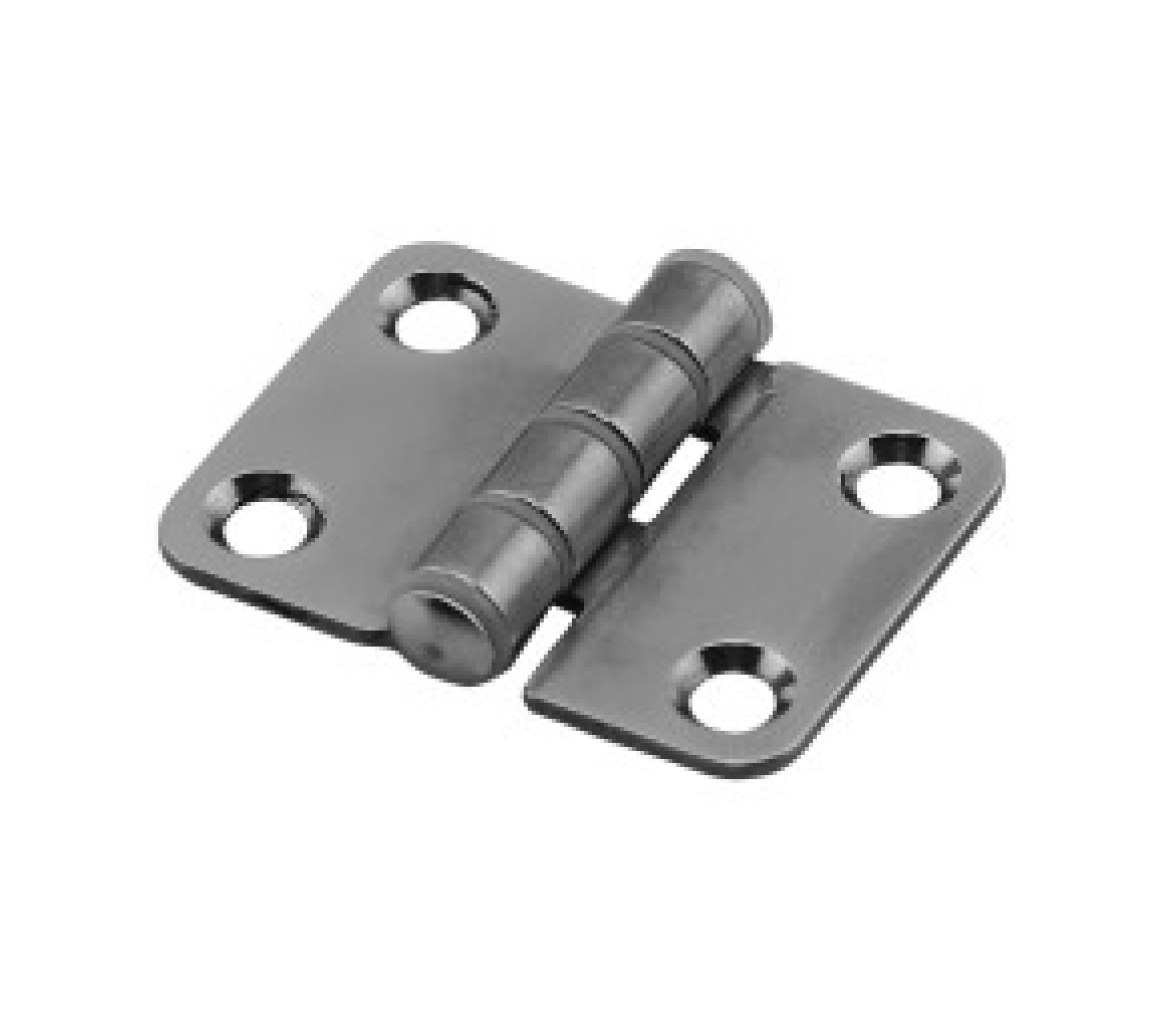 Bisagra Silenciosa, invertida, Inox 316, L48mm, W37mm, grosor 1,8mm