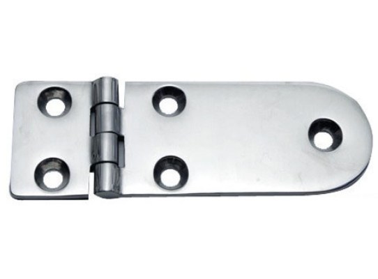 116 x 40 mm Inox Hinge 180 Degrees Opening