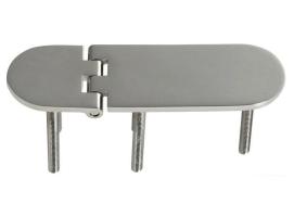 Bisagra Acero Inoxidable 126 x 40 mm con Pernos Apertura 95 Grados