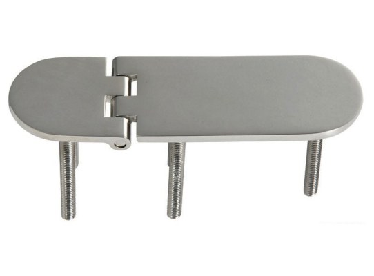 Bisagra Acero Inoxidable 126 x 40 mm con Pernos Apertura 95 Grados