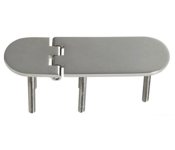 Bisagra Acero Inoxidable 126 x 40 mm con Pernos Apertura 95 Grados