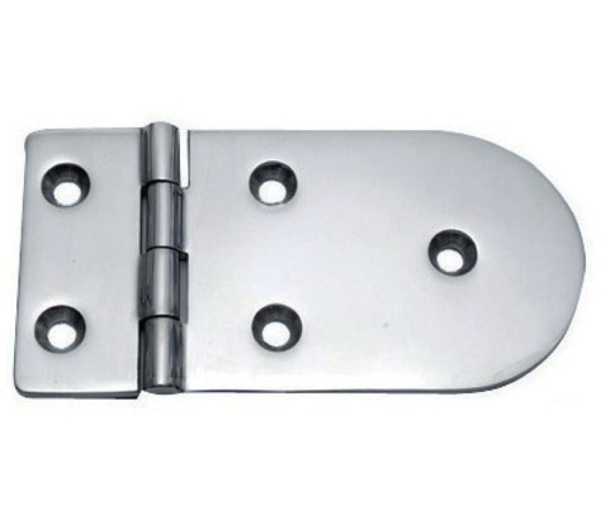 Bisagra Acero Inoxidable 128 x 65 mm Apertura 180 Grados