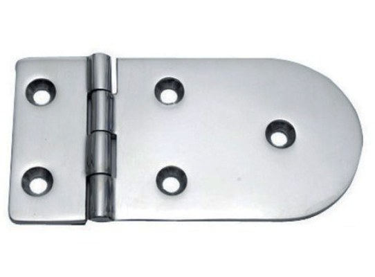 Bisagra Acero Inoxidable 128 x 65 mm Apertura 180 Grados