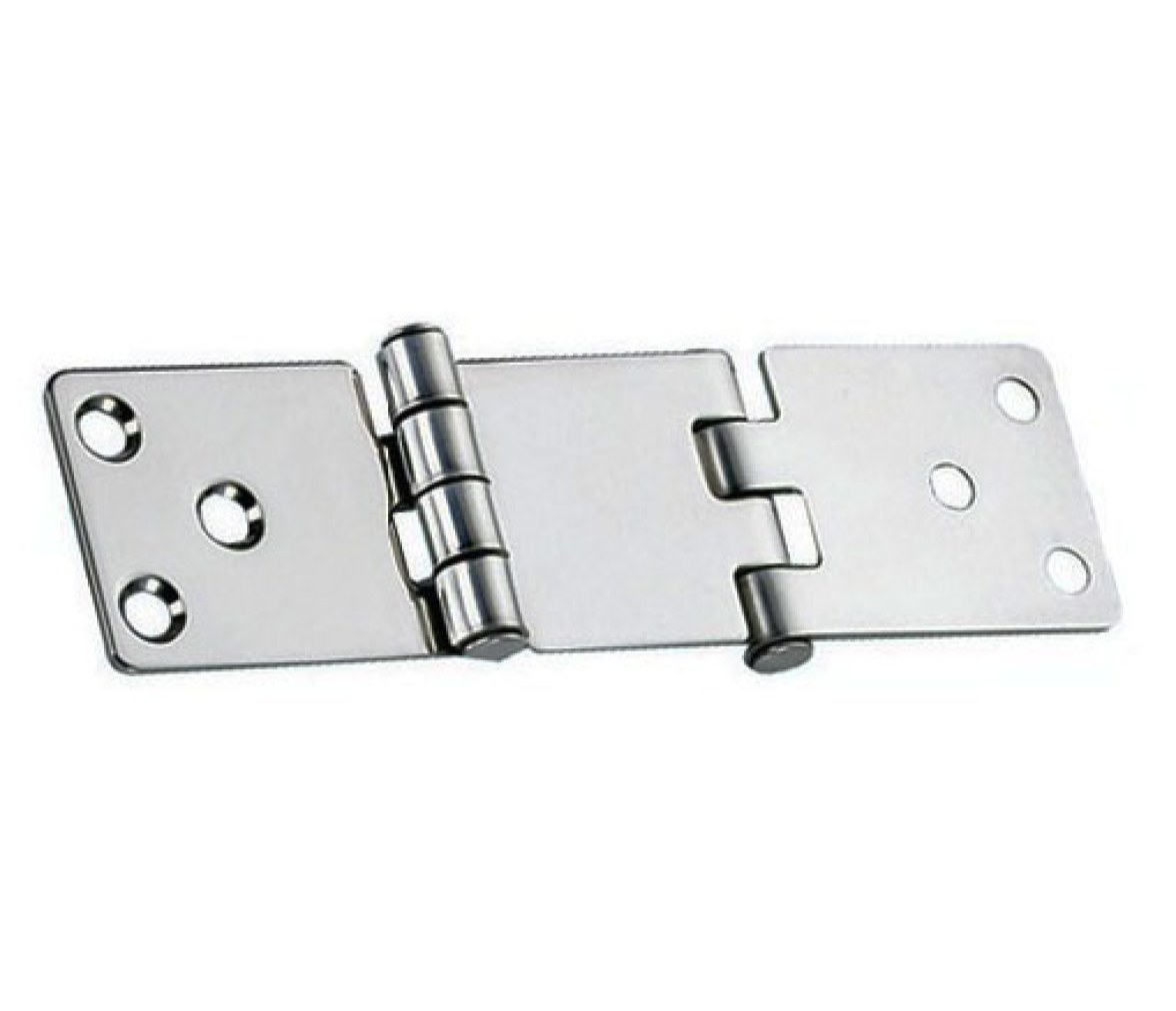 Bisagra Acero Inoxidable 134 x 38 mm con Desnivel