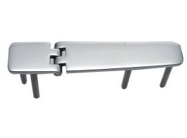 Bisagra Acero Inoxidable 141 x 29 mm con Pernos Apertura 95 Grados