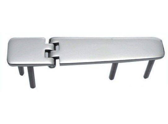 Bisagra Acero Inoxidable 141 x 29 mm con Pernos Apertura 95 Grados