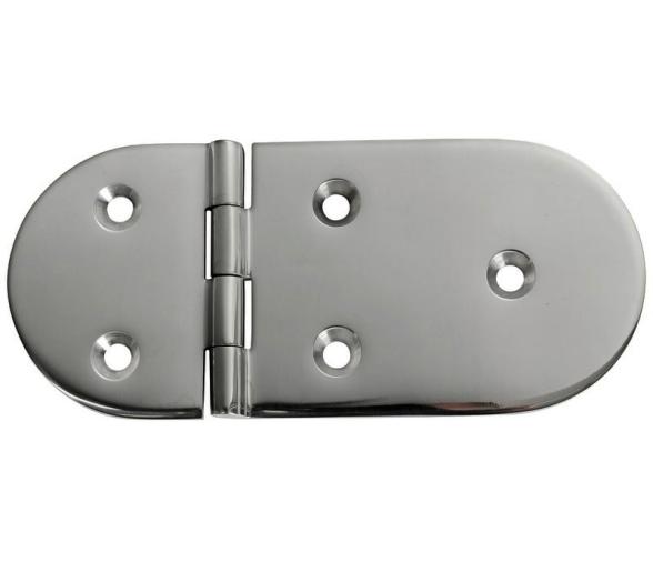 Bisagra Acero Inoxidable 145 x 65 mm Apertura 180 Grados