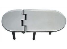 Bisagra Acero Inoxidable 145 x 65 mm con Pernos Apertura 95 Grados