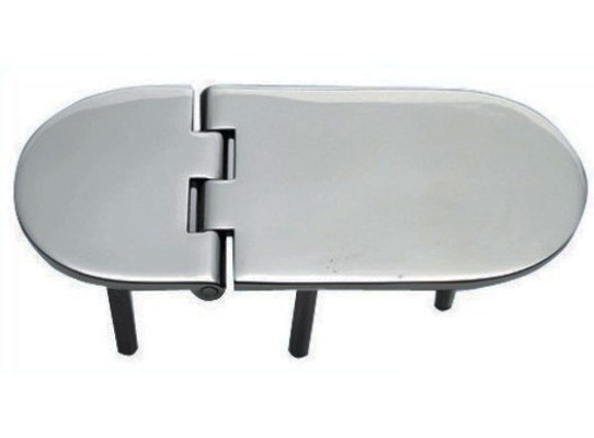 145 x 65 mm Inox Hinge 95 Degrees Opening with Studs