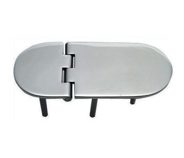 Bisagra Acero Inoxidable 145 x 65 mm con Pernos Apertura 95 Grados