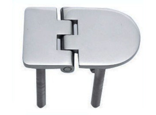 63 x 40 mm Inox Hinge 95 Degrees Opening with Studs