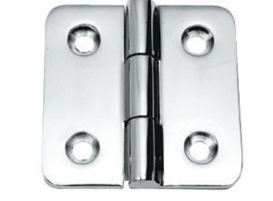 66 x 66 mm Inox Hinge 180 Degrees Opening