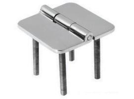 Bisagra Acero Inoxidable 66 x 66 mm con Pernos Apertura 180 Grados