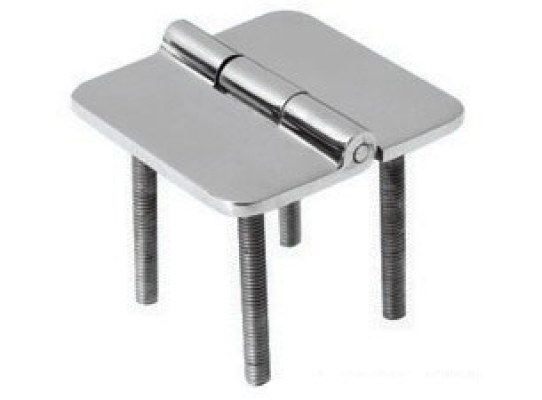 Bisagra Acero Inoxidable 66 x 66 mm con Pernos Apertura 180 Grados
