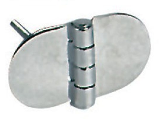 68.5 x 38.5 mmThickness Standard Pin Stainless Steel Hinge with Studs