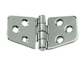 2 mm Thickness 74 x 37 mm Stainless Steel Hinge