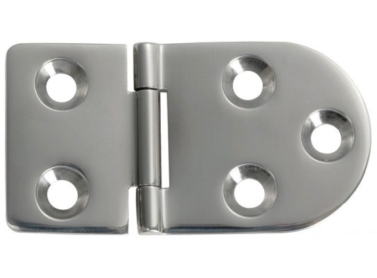 Bisagra Acero Inoxidable 76 x 40 mm Apertura 180 Grados