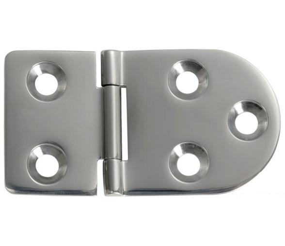 Bisagra Acero Inoxidable 76 x 40 mm Apertura 180 Grados