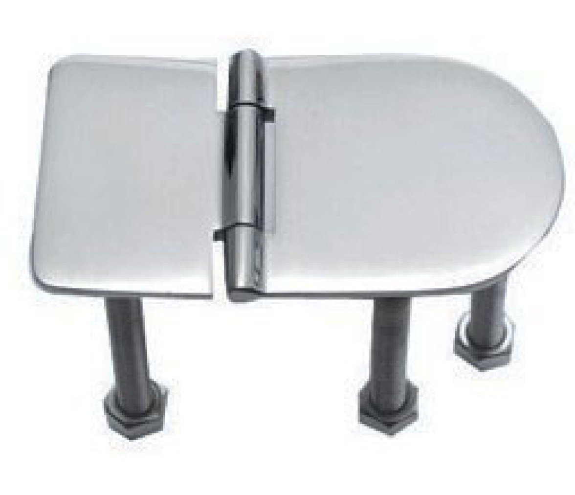 Bisagra Acero Inoxidable 76 x 40 mm con Pernos Apertura 180 Grados