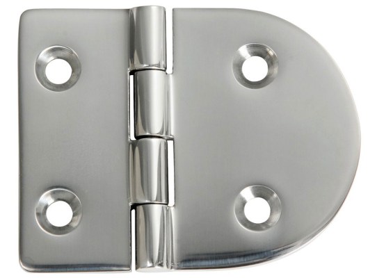 Bisagra Acero Inoxidable 83 x 65 mm Apertura 180 Grados