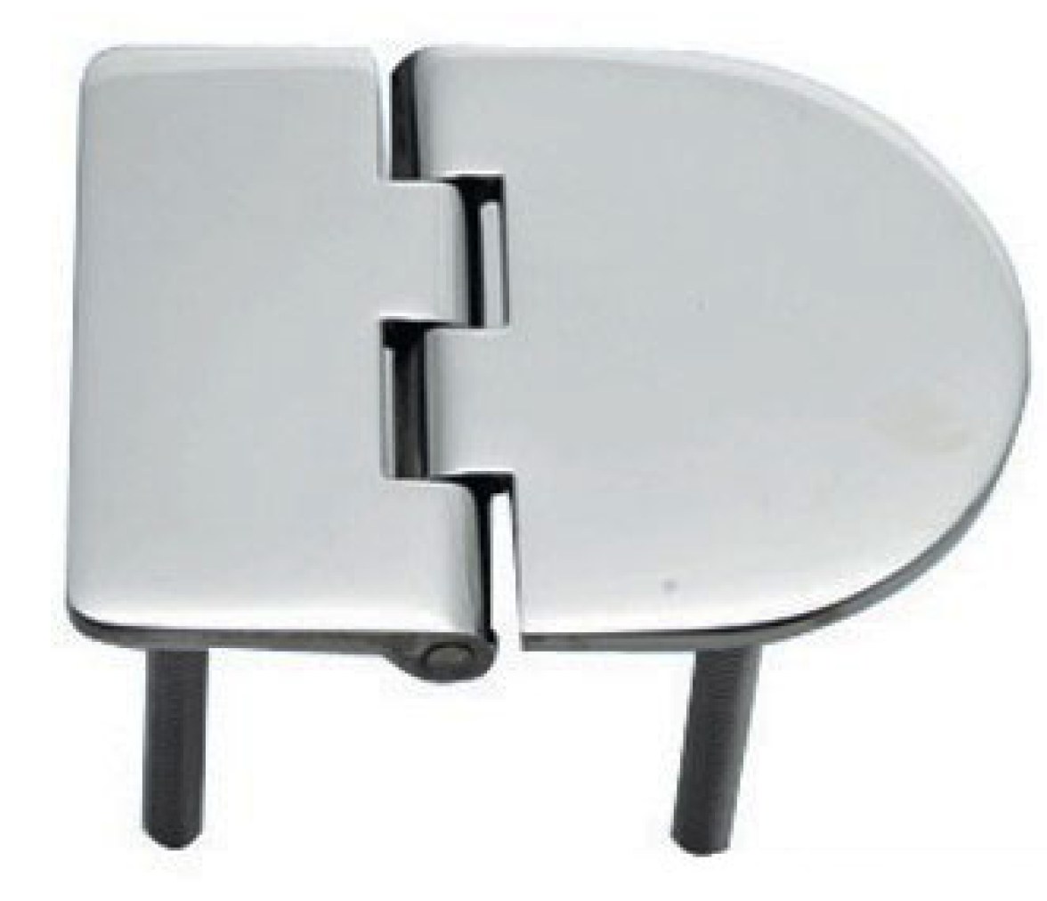 Bisagra Acero Inoxidable 83 x 65 mm con Pernos Apertura 95 Grados