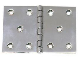 Bisagra Acero Inoxidable Rectangular 130 x 90 mm