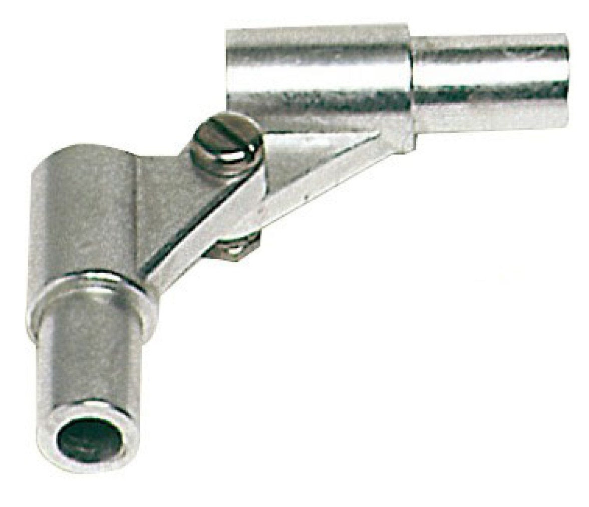 Bisagra Aluminio Articulacion 90 Grados Diametro 20 mm para Toldo