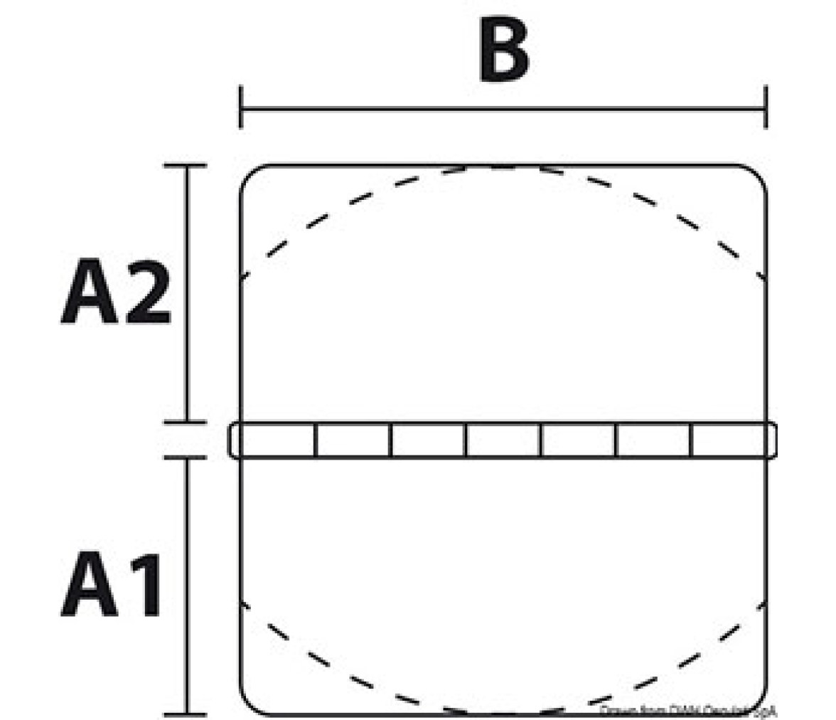 Bisagra de Precision Acero Inoxidable Semicircular