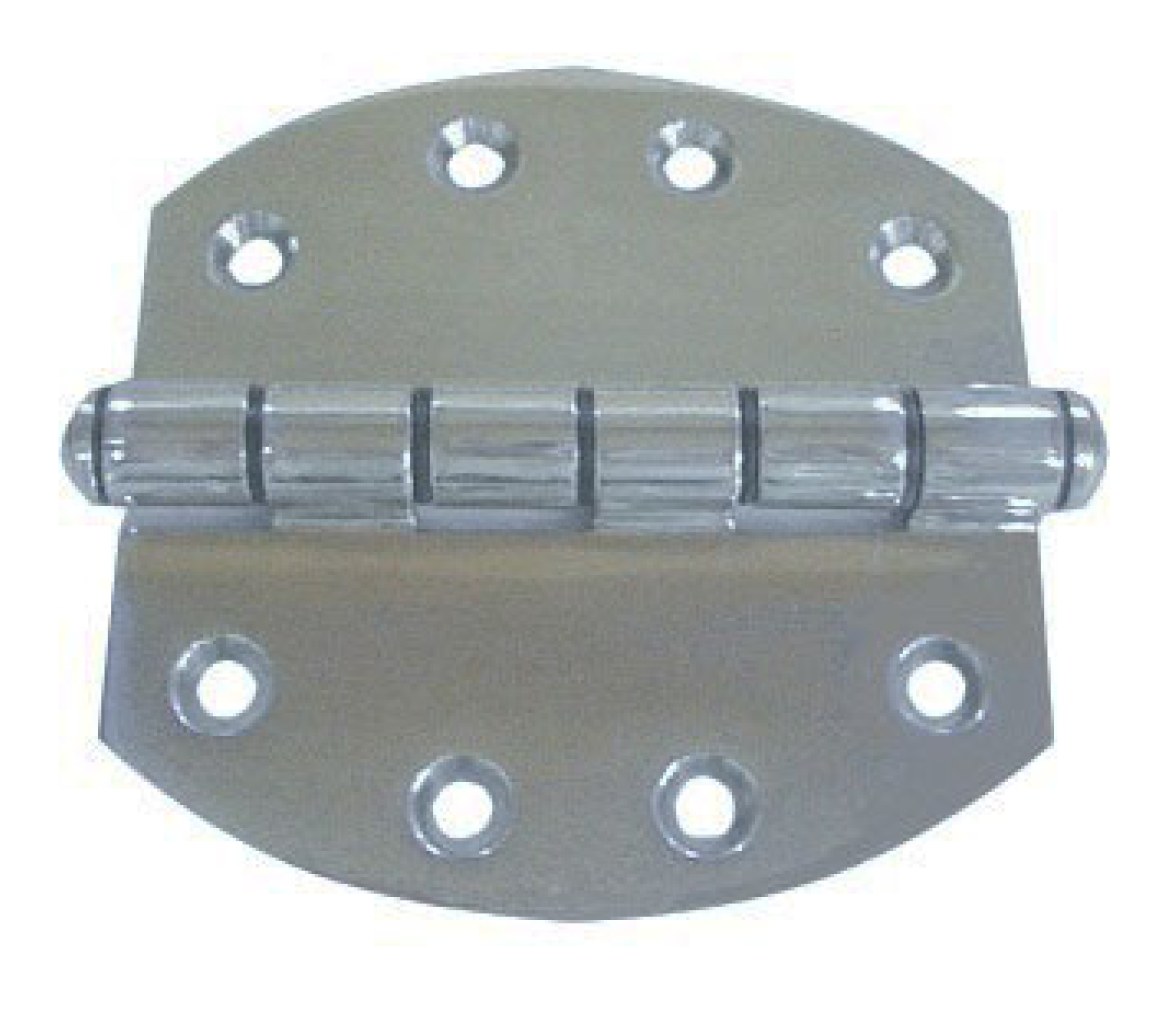 Bisagra de Precision Acero Inoxidable Semicircular