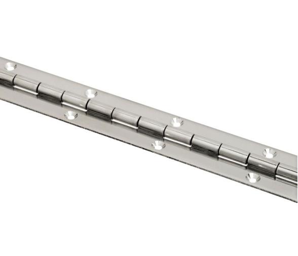 Bisagra Piano Inox 2 Metros Tornillo Cabeza Avellanada