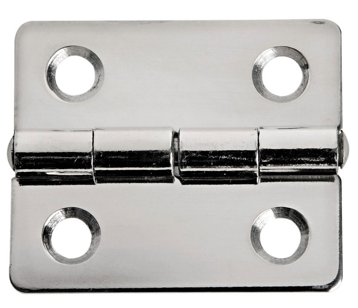 Bisagra Rectangular Acero Inoxidable 38 x 33 mm