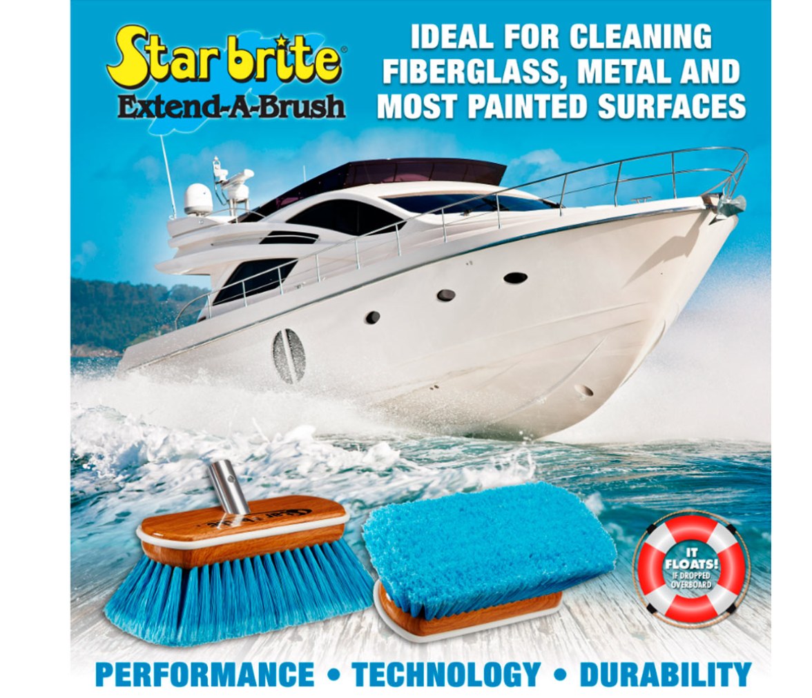 Starbrite Cepillo Deluxe De Madera 20 Cm Con Paragolpes