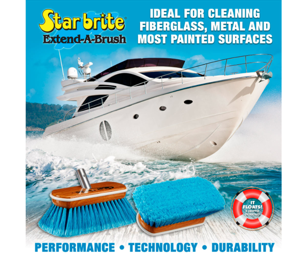 Starbrite Cepillo Deluxe De Madera 20 Cm Con Paragolpes