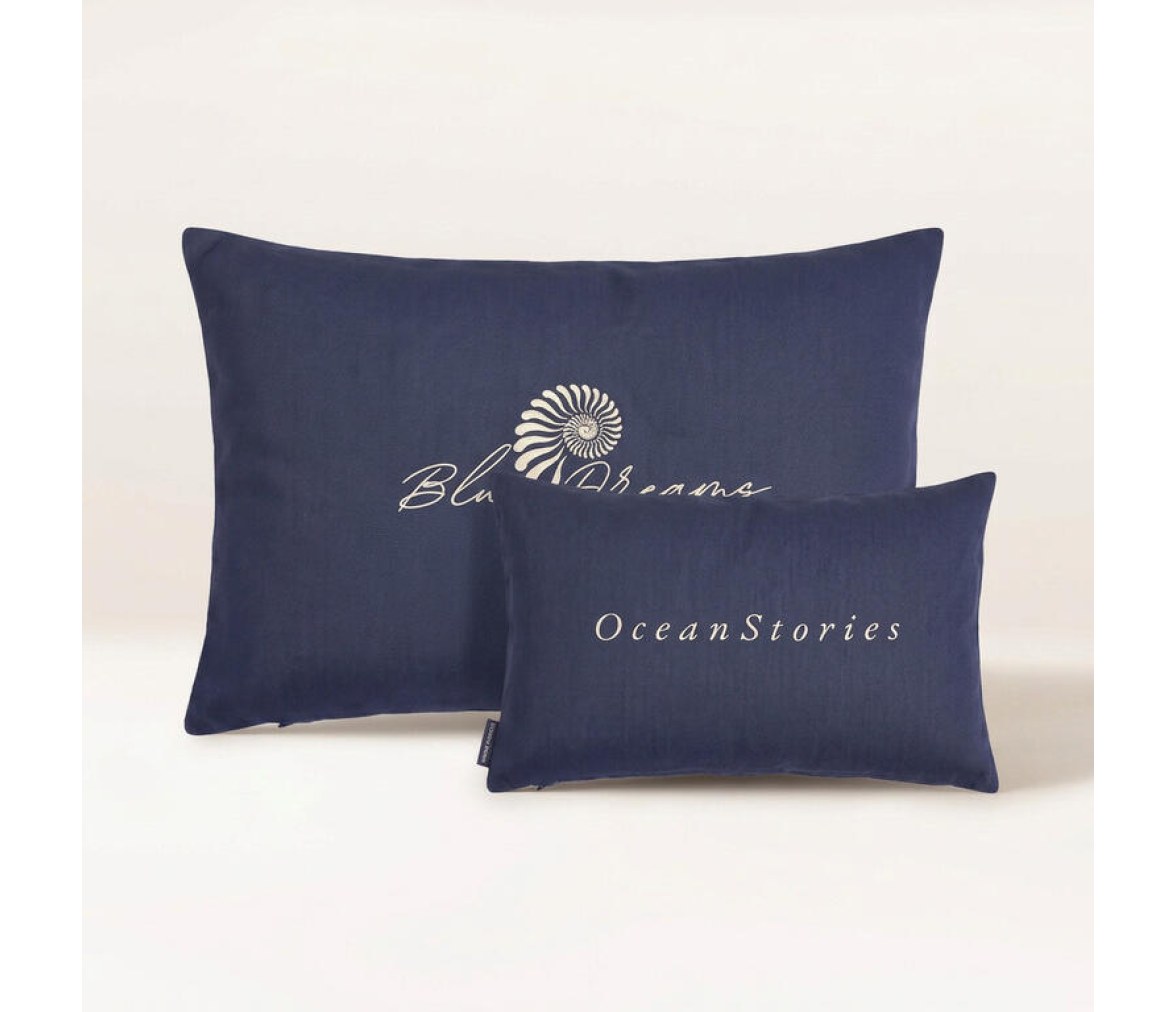 Blue Dreams - Cojín 60x40 + 30x40, Set 2u. - Marino - Marine Business