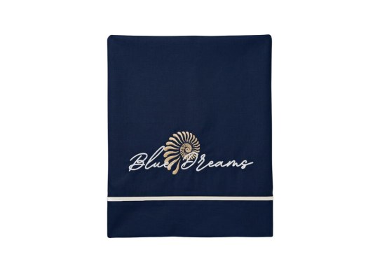 Blue Dreams - Sábana Encimera + 2 Fundas - Doble Marino - Marine Business