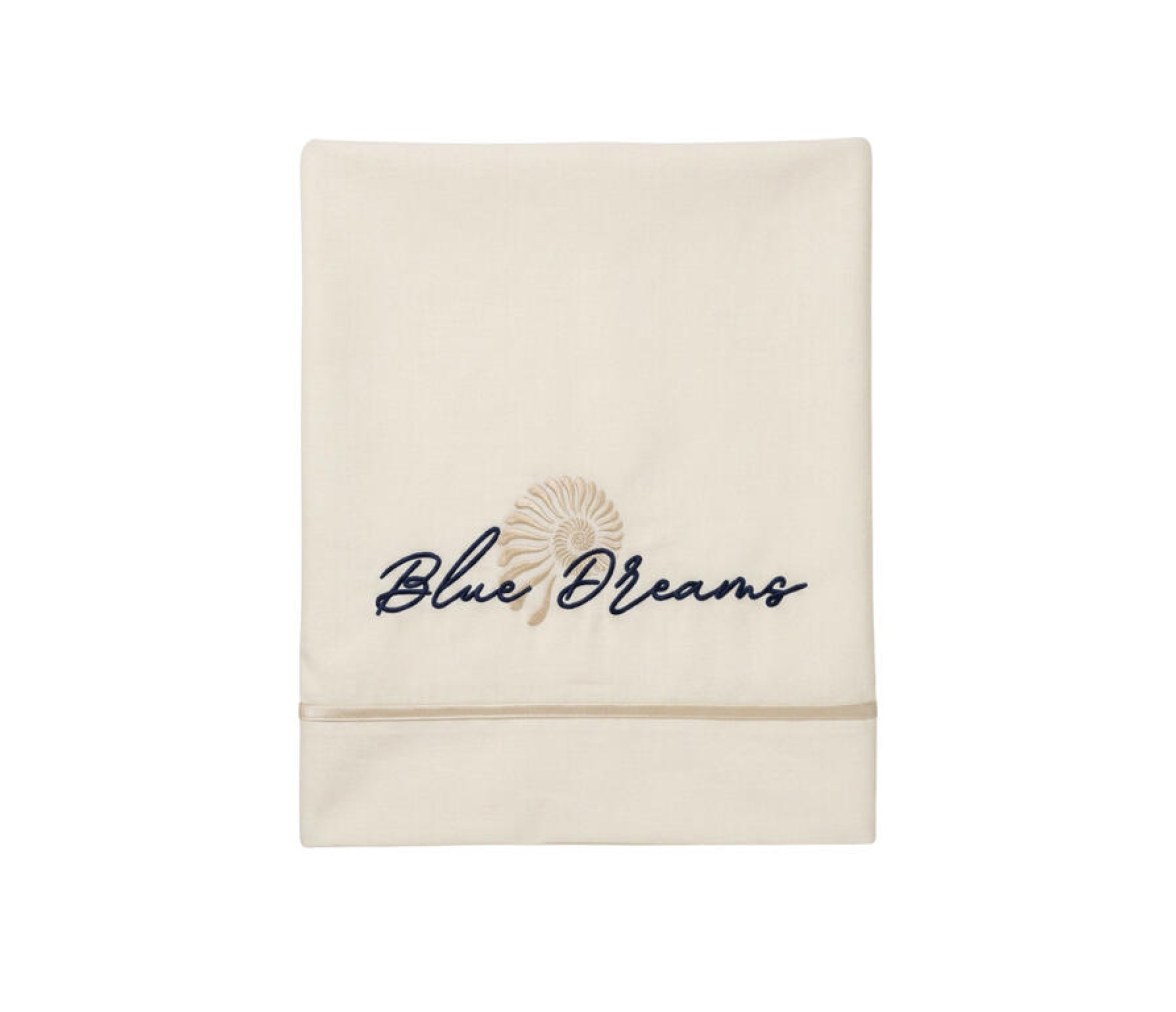 Blue Dreams - Sábana Encimera + Funda - Individual Beige - Marine Business