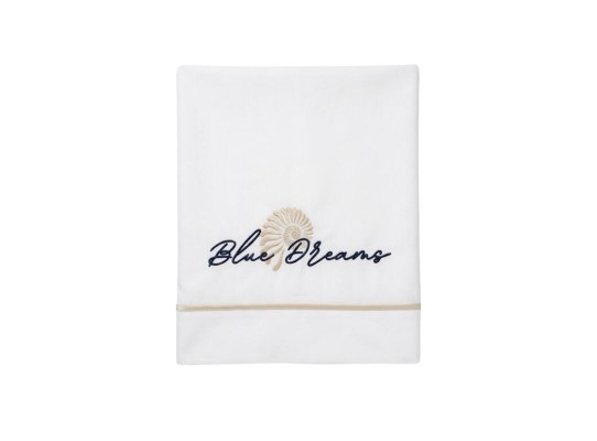 Blue Dreams - Sábana Encimera + Funda - Individual Blanco - Marine Business