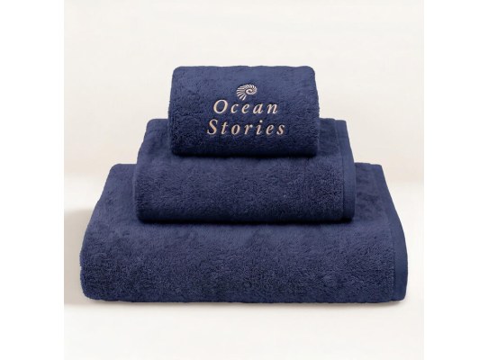 Blue Dreams - Toallas Terciopelo, Set 3 Pcs. - Marino - Marine Business