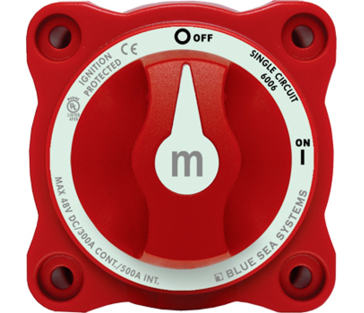 Blue Sea M-6006 Mini interruptor de batería  - On / Off