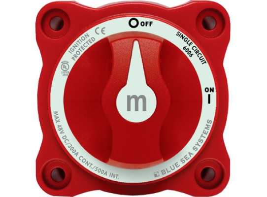 Blue Sea M-6006 Mini interruptor de batería  - On / Off