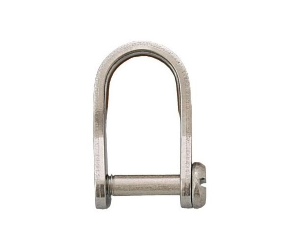 BLUE WAVE Grillete plano con perno A4