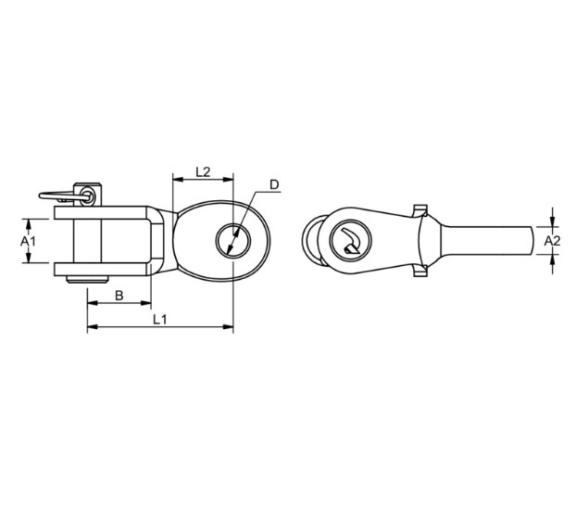 Blue Wave Toggle con Ojo