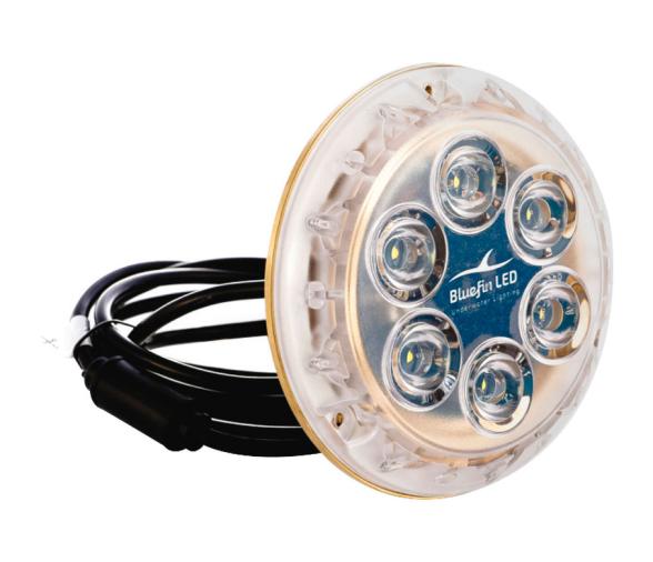 Bluefin Luz Subacuática LED Piranha P6 Nitro 12/24 V