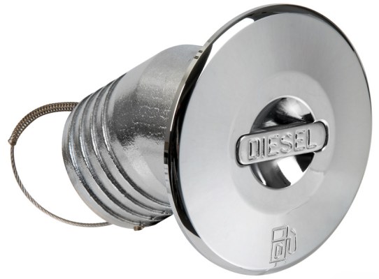 Brass deck filler for Diesel 50mm
