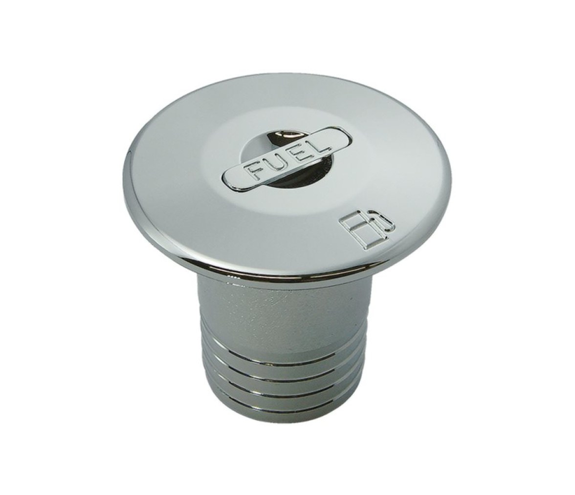 Boca de Llenado Laton Cromado Combustible 38mm
