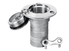 MOUTH OF FILLING AND PLUG IN STAINLESS- WATER 51mm
